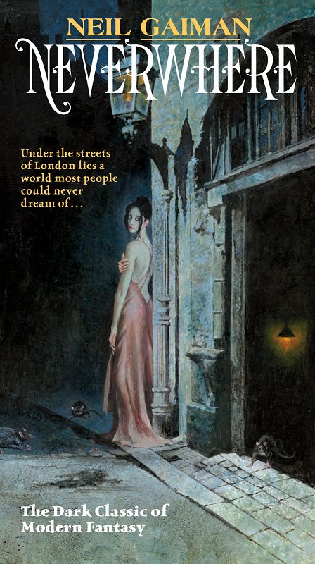 Last year, Neil Gaiman re-released paperbacks of his novels with classic paperback cover artist Robert E. McGinnis.