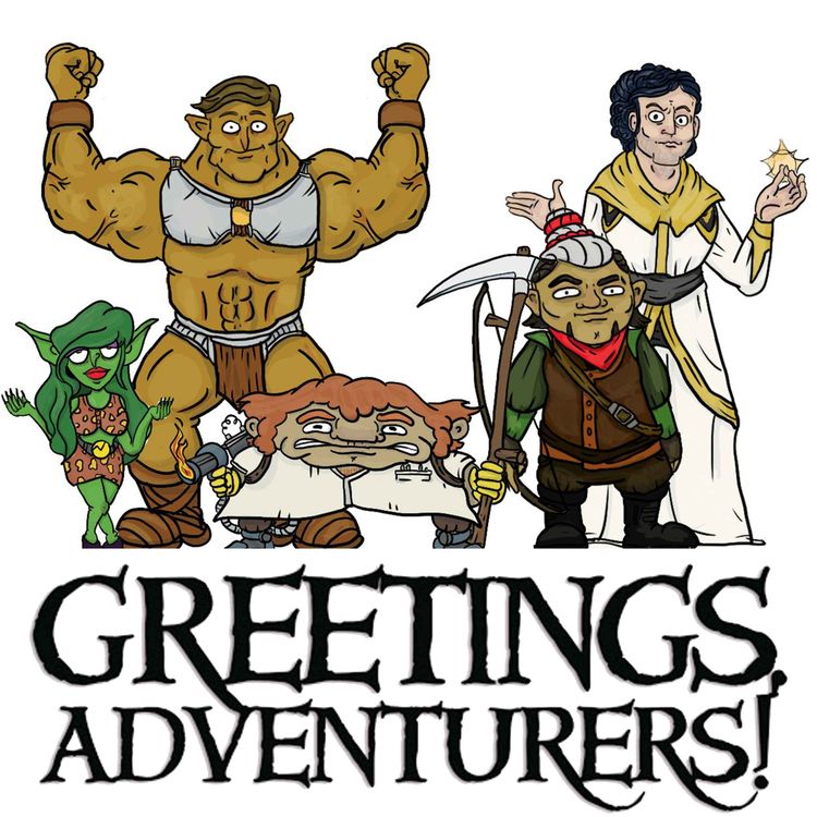 Greetings, Adventurers! podcast art