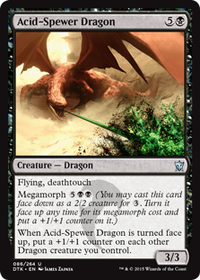 Black Uncommon Magic Card DTK 4x MTG: Ukud Cobra Dragons of Tarkir 