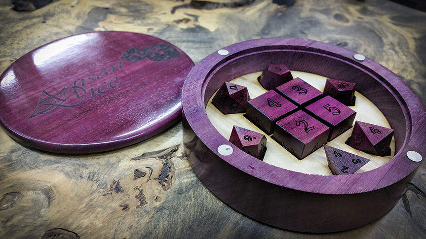 Behold- the MK X box (in purpleheart)