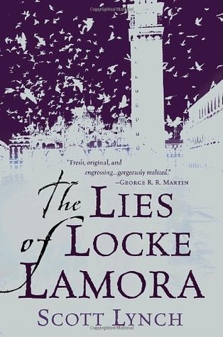 The first edition cover for The Lies of Locke Lamora.