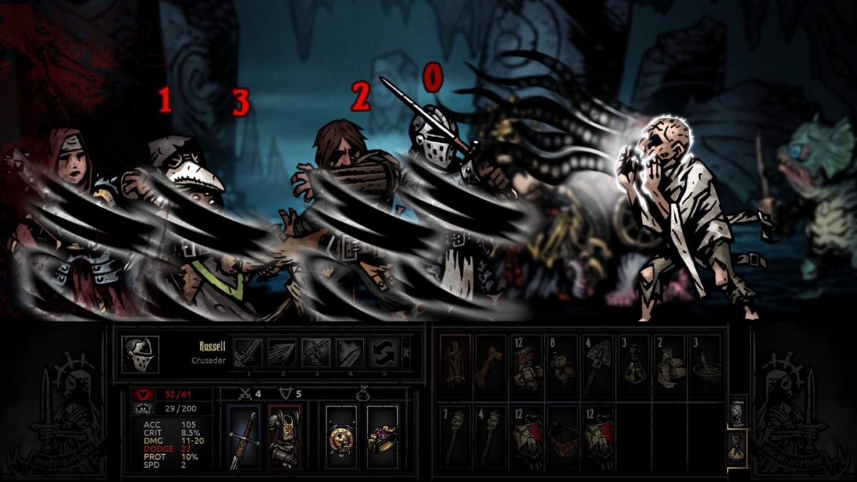 darkest dungeon switch how to see enemy info